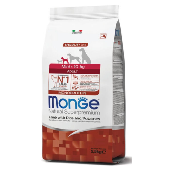 Monge Mini Adult Dog Jagnjetina